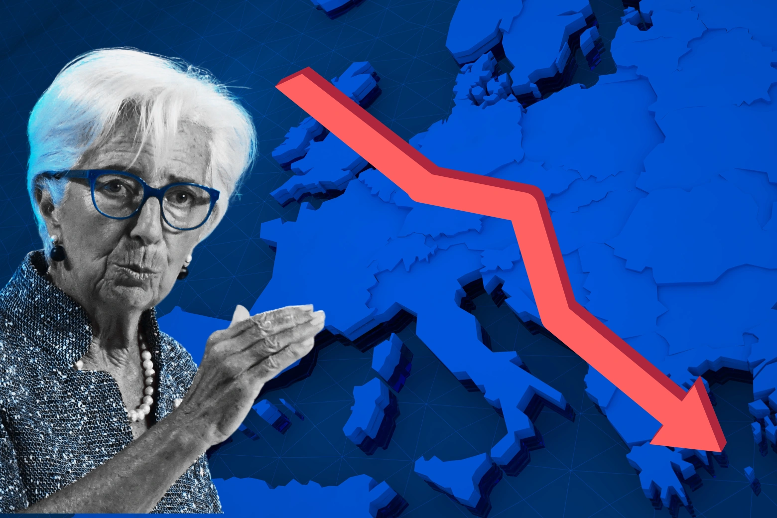 lagarde retard économique europe